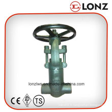 ANSI A105n Socket Weld Pressure Seal Vanne de porte en acier forgé